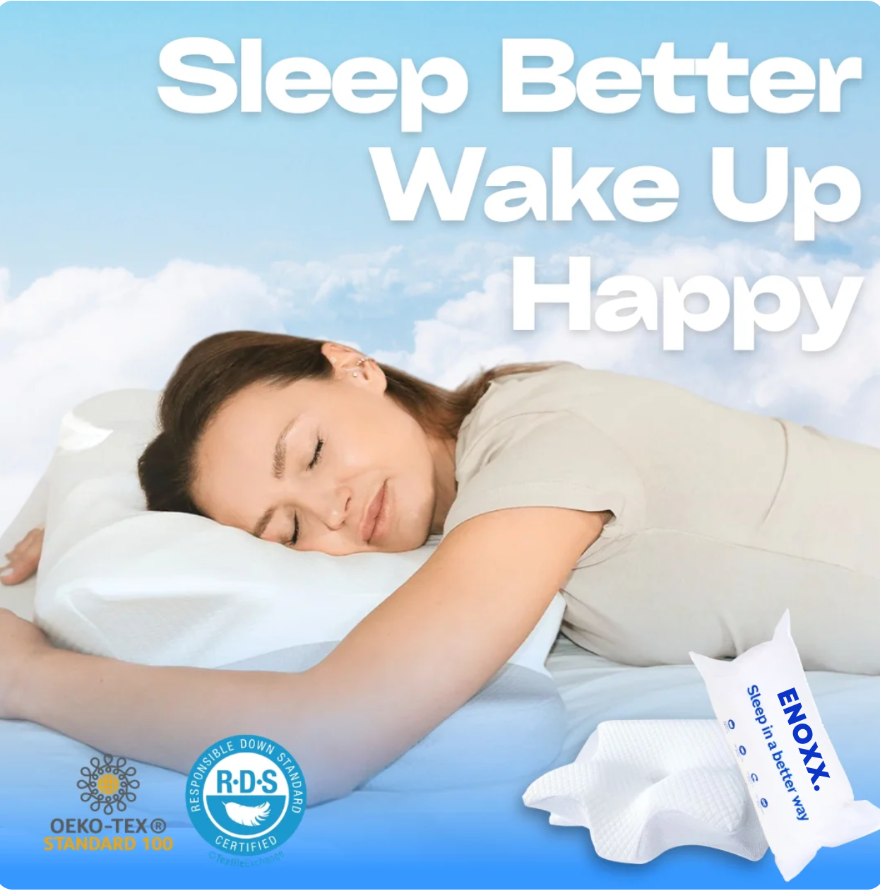 Ergonomic Cervical Pillow – Orthopedic Support for Better Sleep